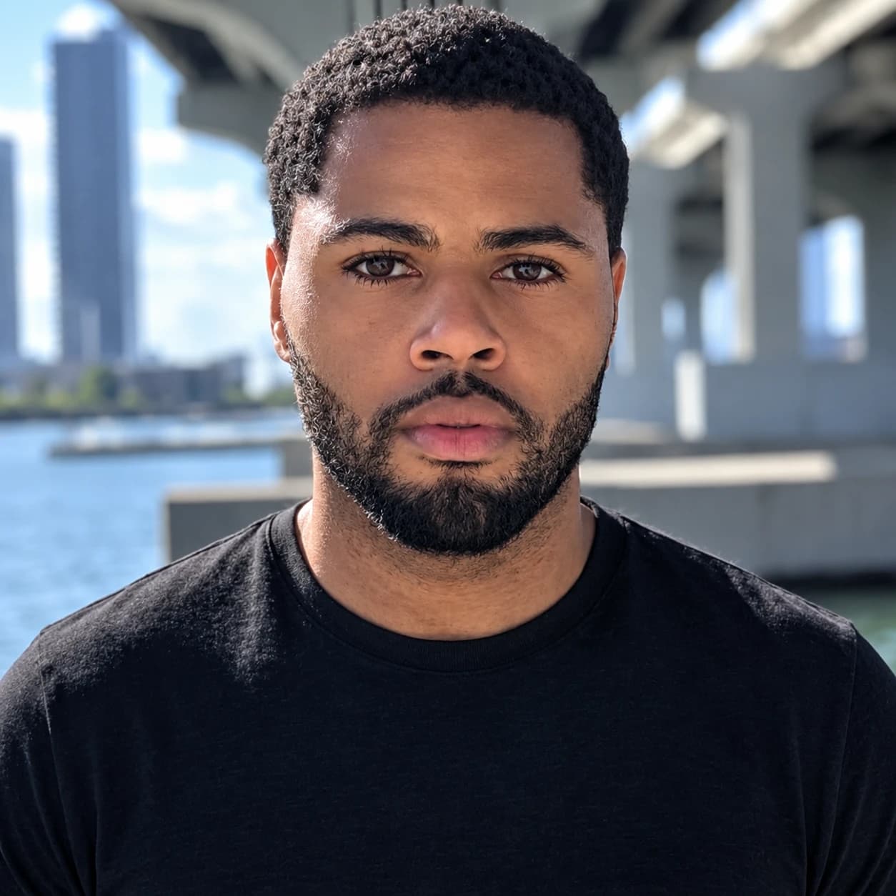 Anthony Johnson, founder of Allioo, on the Miami waterfront